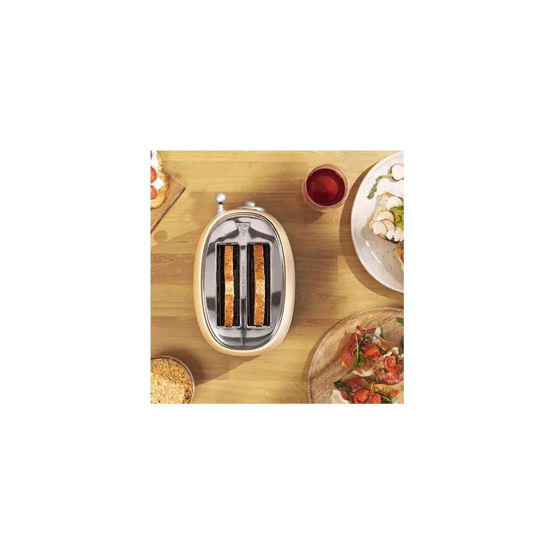 Kontrolsat - Torradeira Cecotec - ( 850 W - Amarelo ) Toast&Taste Vintage 800