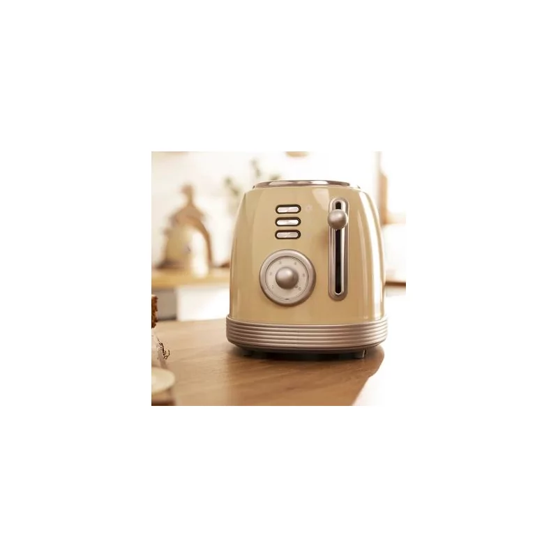 Kontrolsat - Torradeira Cecotec - ( 850 W - Amarelo ) Toast&Taste Vintage 800