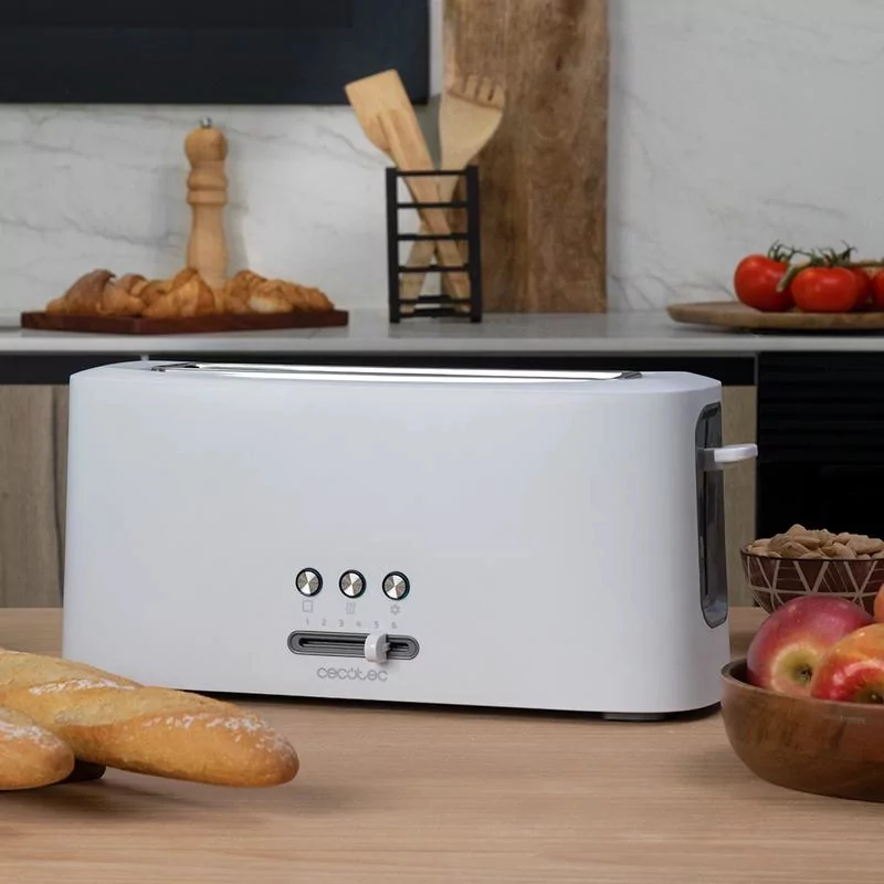 Kontrolsat - Torradeira Vertical Cecotec - ( 980 W - Branco ) Toast&Taste 10000