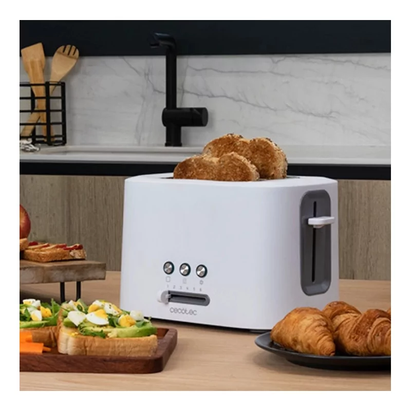 Kontrolsat - Torradeira Vertical Cecotec 03188 - Branco