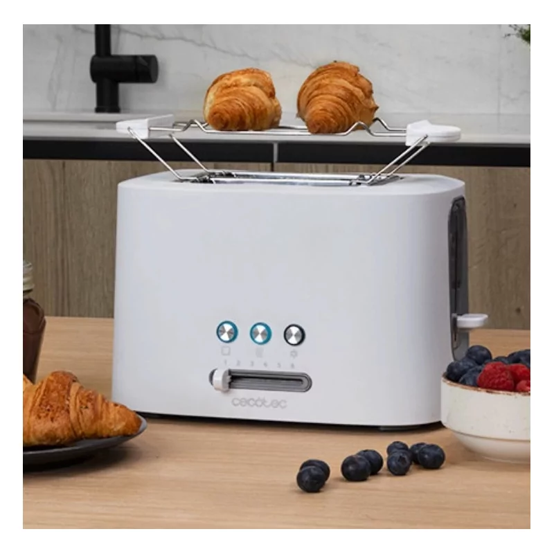 Kontrolsat - Torradeira Vertical Cecotec - ( 920 W - Branco ) Toast&Taste