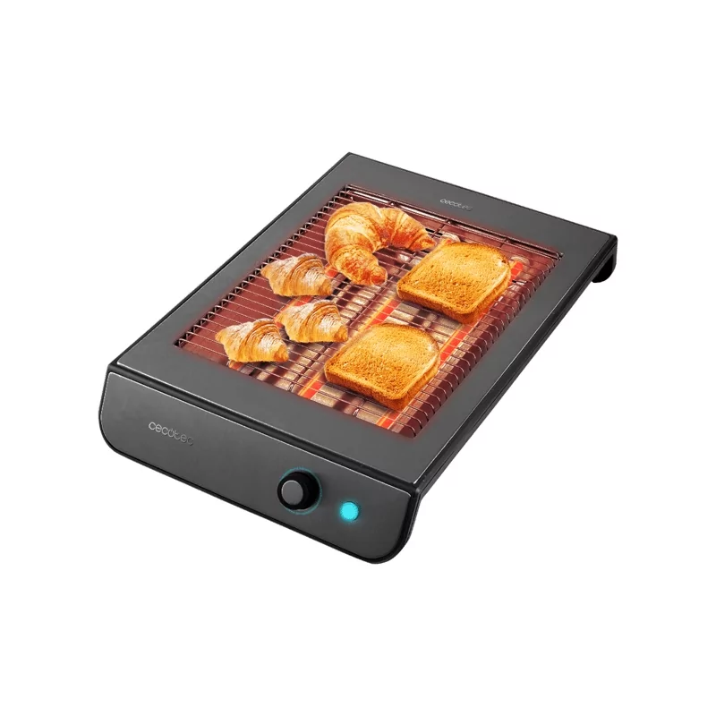 Kontrolsat - Torradeira Cecotec - ( 900 W - Preto ) Turbo EasyToast