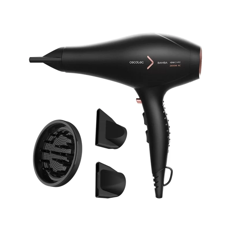 Kontrolsat - Secador de Cabelo Cecotec - (2600 W - Rosa) IoniCare 5350 PowerShine Fire