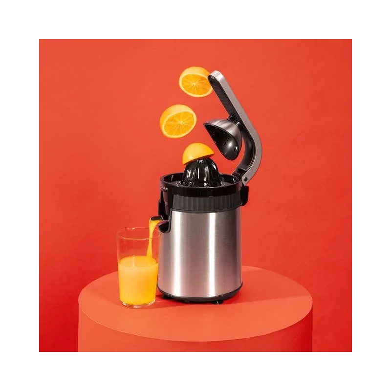 Kontrolsat - Espremedor Cecotec - ( 600 W - C/ Filtro - Inox ) Xqueeze RetroJuice 600