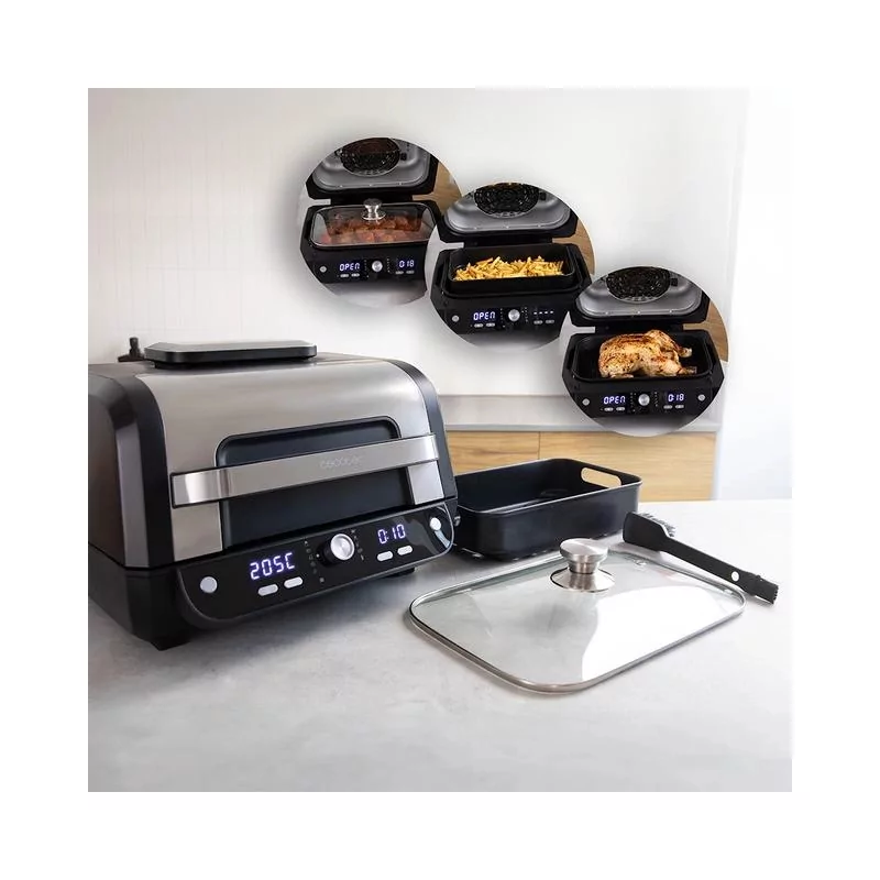 Kontrolsat - Fritadeira sem Óleo Cecotec - ( 1700W - 12 modos) Cecofry FireDome 8000 Pro