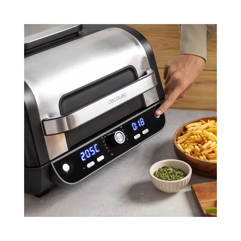 Kontrolsat - Fritadeira sem Óleo Cecotec - ( 1700W - 12 modos) Cecofry FireDome 8000 Pro