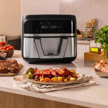 Kontrolsat - Fritadeira Air Fryer Cecotec Cecofry Dual 9000 2850W Kontrolsat - Fritadeira Air Fryer Cecotec Cecofry Dual 9000 2850W
