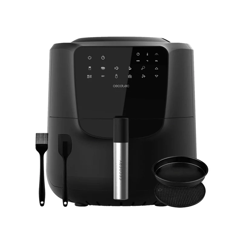 Kontrolsat - AirFry Cecotec - (5 L - 1550 W - Preto) Cecofry Rain Pack