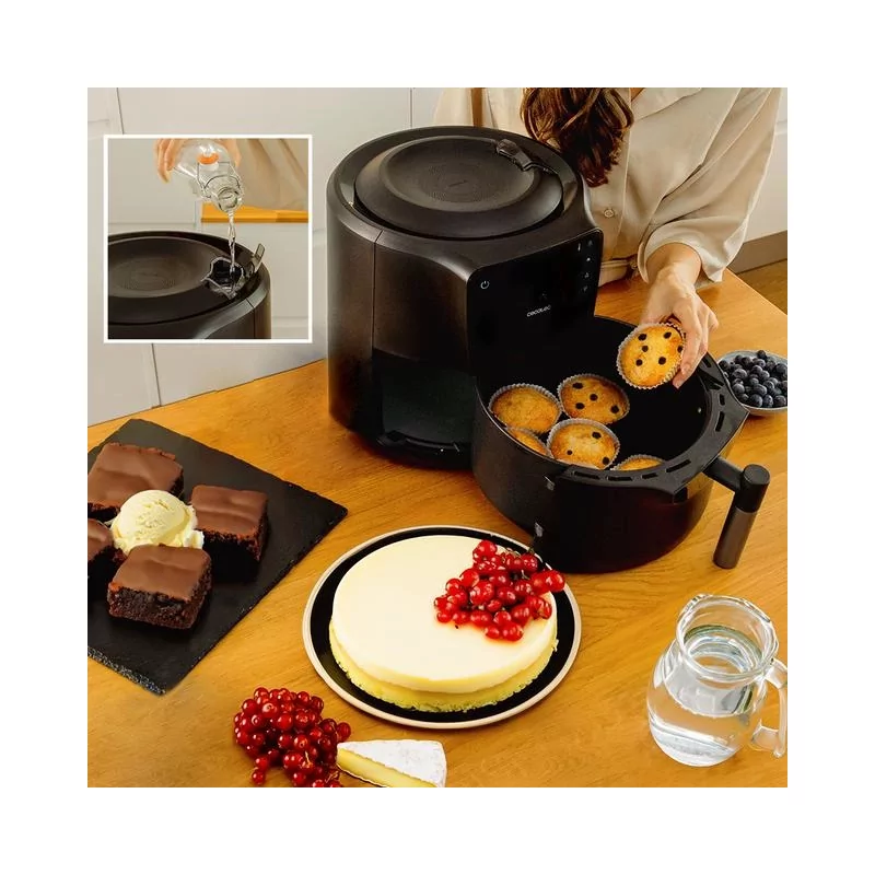 Kontrolsat - AirFry Cecotec - (5 L - 1550 W - Preto) Cecofry Rain Pack