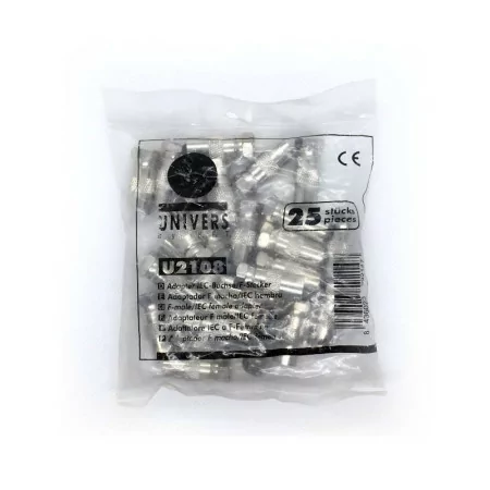 Daxis F Male to IEC Female Adapter UN2108 - 25 Units Pack