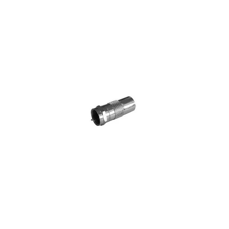 Adaptador F Macho p/ IEC Fêmea Daxis UN2108 - Pack de 25 Unidades