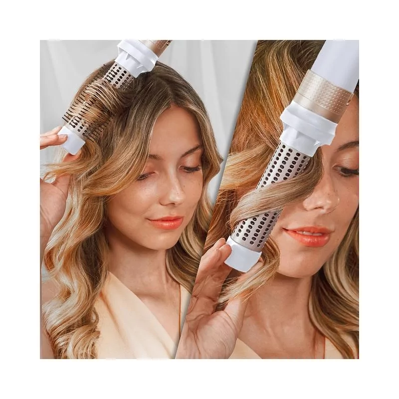 Kontrolsat - Modelador de Cabelo Cecotec Bamba CeramicCare - (14in1 - 1400 W - Champanhe)