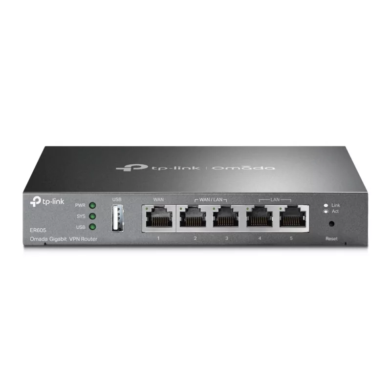 Kontrolsat - TP-Link TL-R605 | Router VPN Gigabit Multi-WAN com Gestão Centralizada Omada SDN