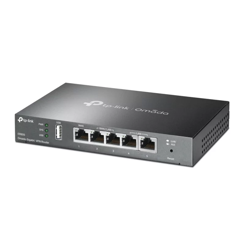 Kontrolsat - TP-Link TL-R605 | Router VPN Gigabit Multi-WAN com Gestão Centralizada Omada SDN