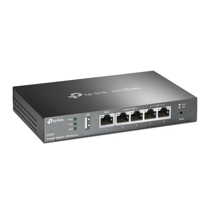 Kontrolsat - TP-Link TL-R605 | Router VPN Gigabit Multi-WAN com Gestão Centralizada Omada SDN