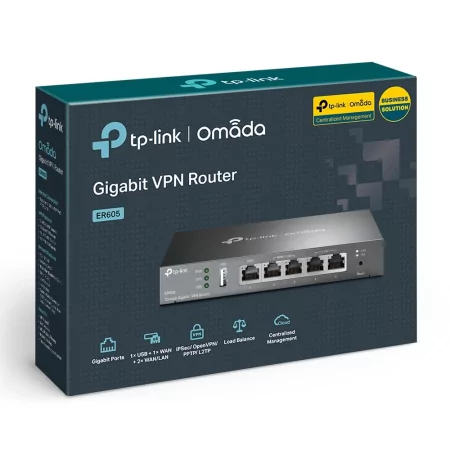 Kontrolsat - TP-Link TL-R605 | Router VPN Gigabit Multi-WAN com Gestão Centralizada Omada SDN