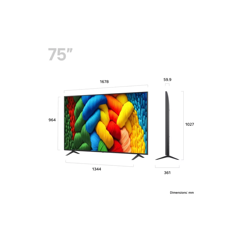 Kontrolsat - Smart TV LG 75" - (NanoCell - 4K UHD - webOS 25 - HDR10) - 75NANO80A6B