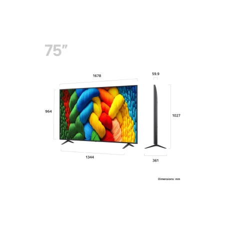 Kontrolsat - Smart TV LG 75" - (NanoCell - 4K UHD - webOS 25 - HDR10) - 75NANO80A6B