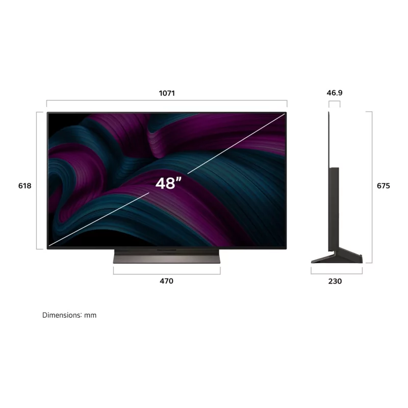 Kontrolsat - Smart TV LG 48" - (OLED evo - 4K UHD - webOS 25 - Dolby Vision) - OLED48C56LB