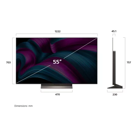 Kontrolsat - Smart TV LG 55" - (OLED evo AI C5 - 4K UHD - webOS 25 - Dolby Vision)