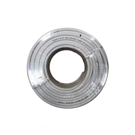Cabo Coaxial RG6 - 25M Daxis - Branco