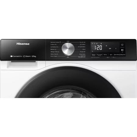 Kontrolsat - Hisense Washer Dryer WD3S8043BW3 (8/5kg - Class A/D) Kontrolsat - Hisense Washer Dryer WD3S8043BW3 (8/5kg - Class A/D)