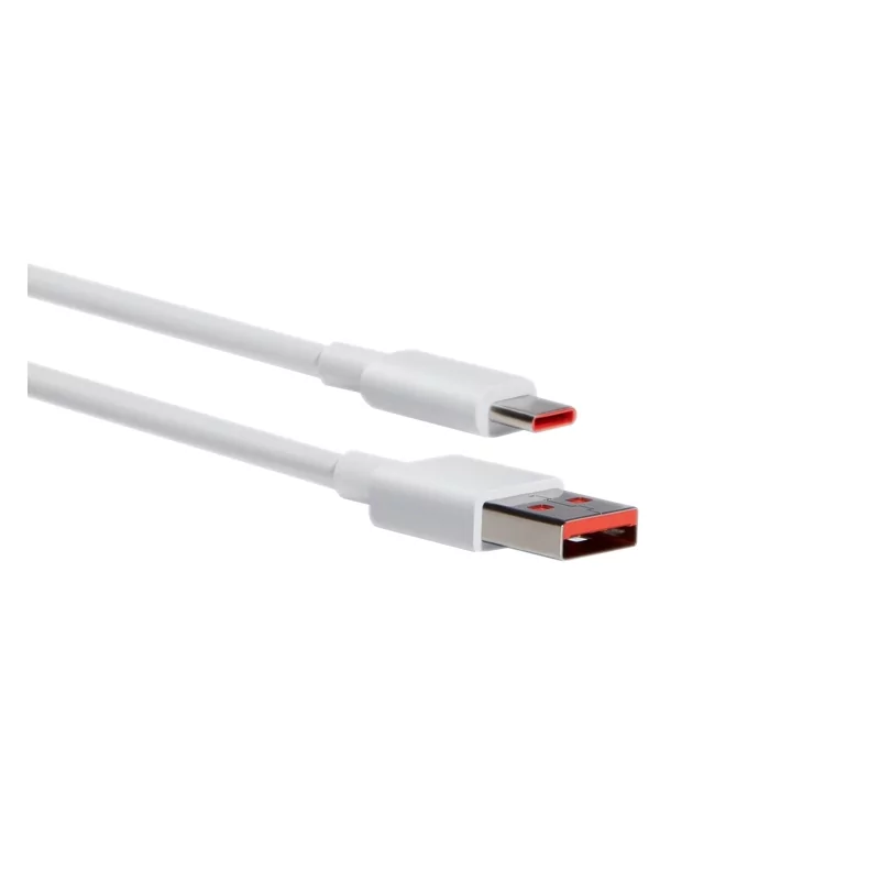 Kontrolsat - Cabo USB Xiaomi 6A Type-A para Type-C - 1m - Branco Kontrolsat - Cabo USB Xiaomi 6A Type-A para Type-C - 1m - Branco