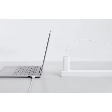 Kontrolsat - Cabo USB Xiaomi 6A Type-A para Type-C - 1m - Branco Kontrolsat - Cabo USB Xiaomi 6A Type-A para Type-C - 1m - Branco