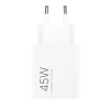 Cargador de Parede Xiaomi 45W Turbo Charger – 45W, USB-A, Carga Rápida