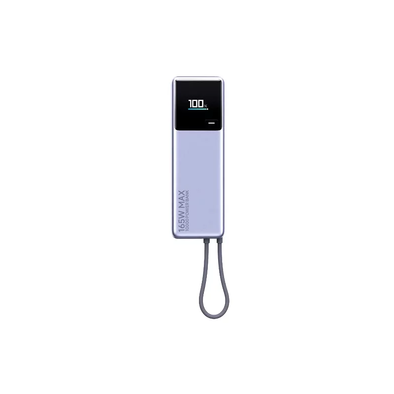Kontrolsat - Power Bank Xiaomi 10000mAh com Cabo Integrado – (165W, Cinzento)