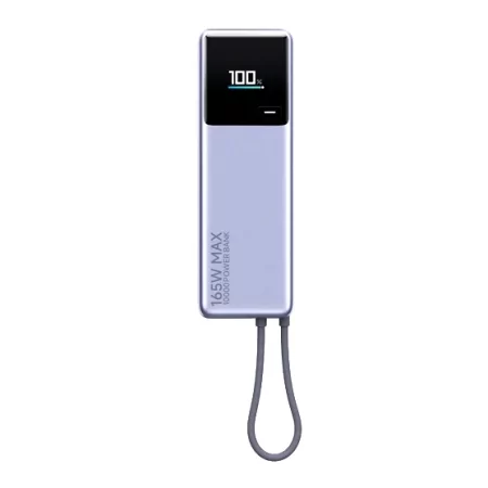Kontrolsat - Power Bank Xiaomi 10000mAh com Cabo Integrado – (165W, Cinzento)
