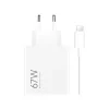 Carregador de Parede Xiaomi 67W HyperCharge Combo (Type-A) + Cabo USB Tipo-C