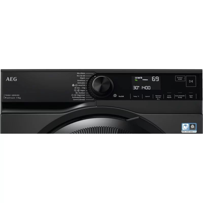 Kontrolsat - AEG Washing Machine - 9kg 1400RPM Inverter Black | LFR7394V4B