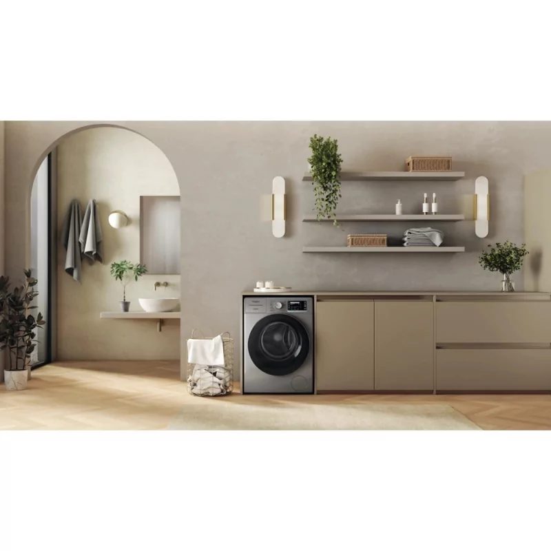 Kontrolsat - Máquina Lavar Roupa Whirlpool - 9Kg 1400rpm Prata | W8 99ADS SILENCE SPT