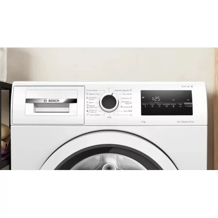 Kontrolsat - Máquina de Lavar Bosch WAN24200EP - 9kg Silêncio e Eficiência, Branco Kontrolsat - Máquina de Lavar Bosch WAN24200EP - 9kg Silêncio e Eficiência, Branco