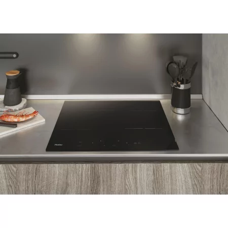 Kontrolsat - Vitroceramic Hob Haier HAH64EXCP (4 Zones - 60cm - Black)