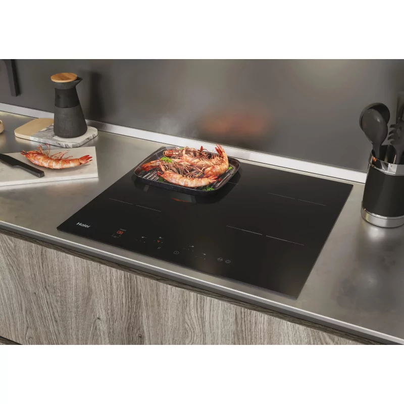 Kontrolsat - Vitroceramic Hob Haier HAH64EXCP (4 Zones - 60cm - Black)