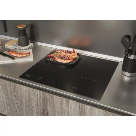 Kontrolsat - Vitroceramic Hob Haier HAH64EXCP (4 Zones - 60cm - Black)