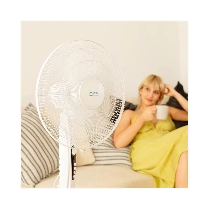 Kontrolsat - Cecotec Standing Fan - 45W 135cm - Energy Silence 515 MaxFlow - White