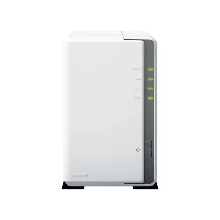 Kontrolsat - NAS Synology DiskStation DS223j | 2 Baías | CPU 4-Core Realtek RTD1619B | RAM 1GB DDR4 | Branco Kontrolsat - NAS Synology DiskStation DS223j | 2 Baías | CPU 4-Core Realtek RTD1619B | RAM 1GB DDR4 | Branco