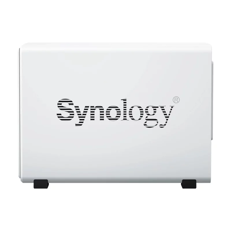 Kontrolsat - NAS Synology DiskStation DS223j | 2 Baías | CPU 4-Core Realtek RTD1619B | RAM 1GB DDR4 | Branco