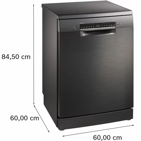 Kontrolsat - BOSCH Dishwasher SMS4EMC06E - 14 Place Settings, Class B, Black Steel