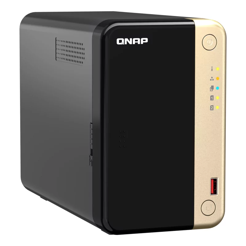 Kontrolsat - NAS QNAP 2-Bay Celeron N5105/N5095 4C/4T,8GB/2x2.5GbE/USB/Tower