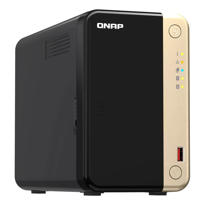 Kontrolsat - NAS QNAP 2-Bay Celeron N5105/N5095 4C/4T,8GB/2x2.5GbE/USB/Tower