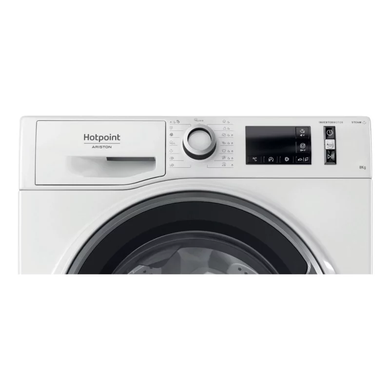 Kontrolsat - Hotpoint Washing Machine - (8KG - 1400RPM - Class A - White) - NM11 847 WS A EU