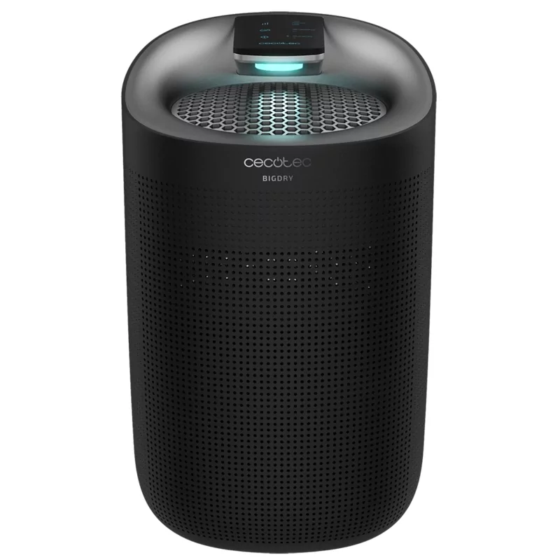 Kontrolsat - Desumidificador Cecotec BigDry 3000 PureLight Black (750ml/dia - 3 Filtros - 25m²) - Ar Puro e Seco