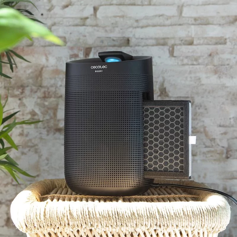 Kontrolsat - Desumidificador Cecotec BigDry 3000 PureLight Black (750ml/dia - 3 Filtros - 25m²) - Ar Puro e Seco