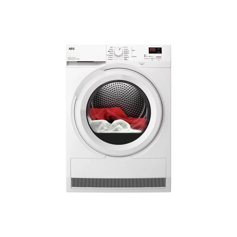 Kontrolsat - Máquina Secar Roupa AEG TR808A2OB (8kg - Bomba Calor - Classe C) - Cuidados Absolutos