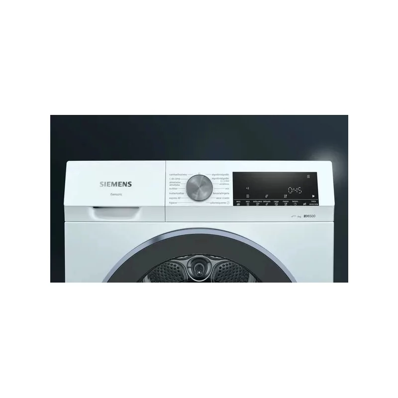 Kontrolsat - Siemens iQ500 WQ33G2D0ES Clothes Dryer (8kg - Heat Pump - A+++)