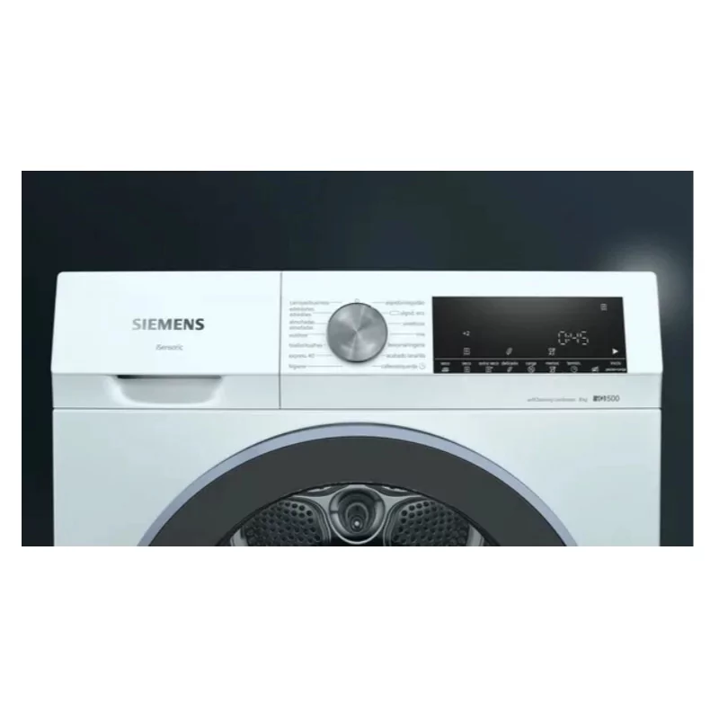 Kontrolsat - Máquina Secar Roupa Siemens iQ500 WQ35G200ES (8kg - Bomba Calor - A++) - Secagem Inteligente